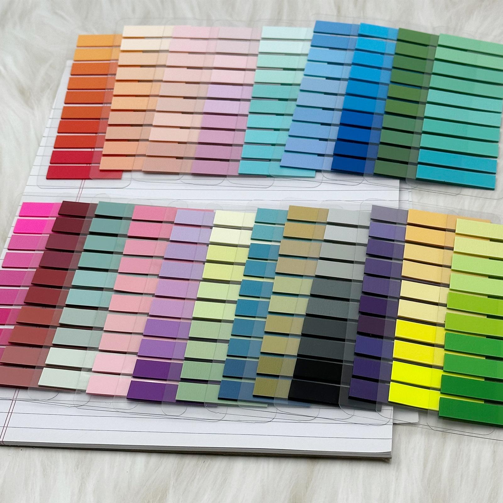 

4200 PcsTransparent Colorful Index Creative Memo Pads Office School Stationery Self-Adhesive Stickers Sticky Note Pads