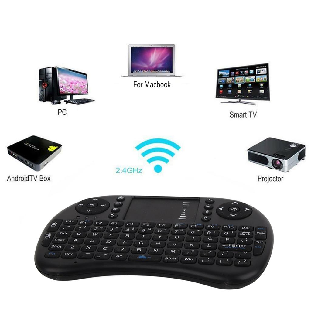 83 QWERTY Keyboard Keys 2.4GHz Wireless Mouse Remote Multifunction Mini Keyboard