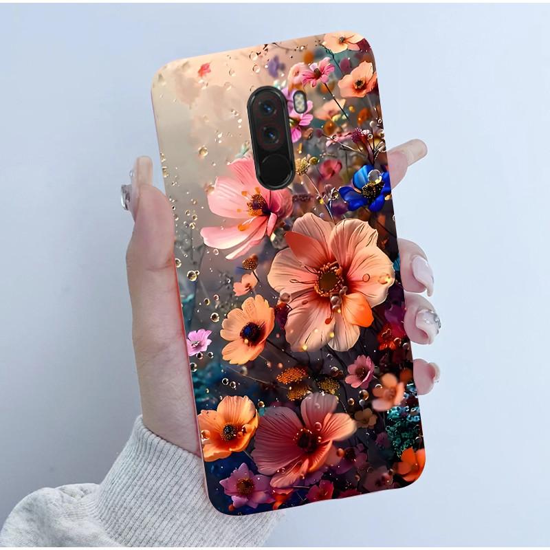 For Pocophone F1 Case Cute Cartoon Panda TPU Soft Silicone Phone Case For Xiaomi Pocophone F1 Back Cover PocoF1 Poco F 1 Fundas