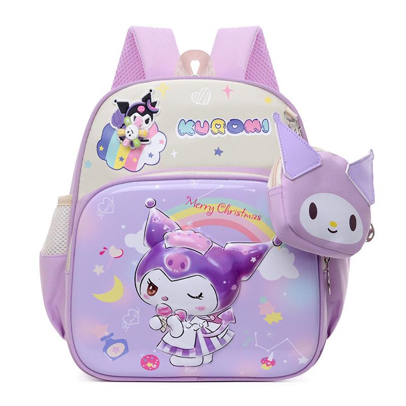 Ultraman Kuromi Melody Pattern Childrens Backpack With Breathable Oxford Fabric For Kindergarten Daily Use