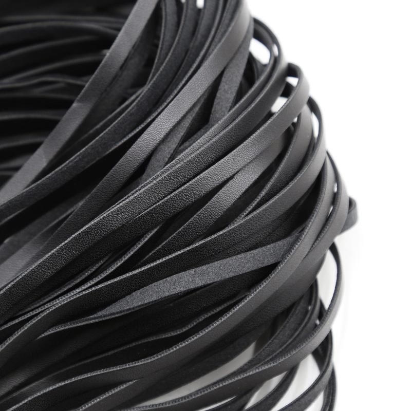 Faux Leather Pimp Whip Racing Riding Party Flogger Queen Black Riding Whip