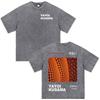Japanese Artist Yayoi Kusama Pumpkin Eyes Art Show Vintage Washed T Shirt Unisex Unisex Clothing High Quality Short Sleeve Tshirt