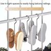 Strong Shoe Drying Rack Shoe Hangers For Outdoor Use Crafted From Premium Metal For Balcony Apartments Small Rooms