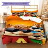 Alvin & The Chipmunks Pattern Bedding,Quilt Set Quilt Cover Pillowcase Home Birthday Gift (1 * duvet cover + 2 * pillowcase, without core)