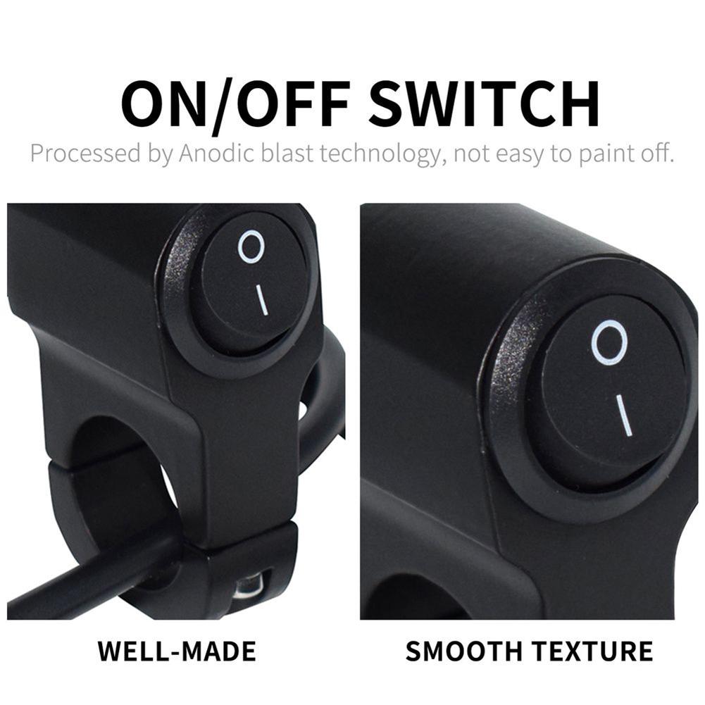 Spínač světlometů Vodotěsný 22-23mm CNC z hliníkové slitiny