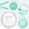DIY Transparent Acrylic Button Pins Blank Badge Set for Crafting Office School Supplies Design Custom Pins At Home
