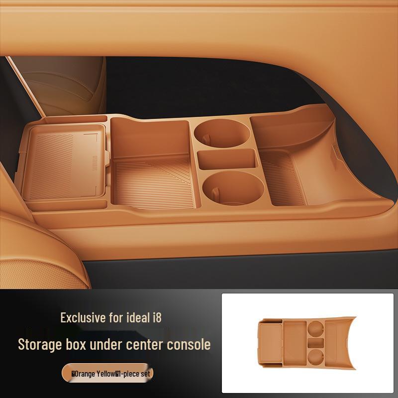 Kompatibel mit 25 Ideal i8 Modellen: Untere Aufbewahrungsbox für die Mittelkonsole für Autoinnenraum und Kleinkram.
