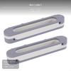 3compartment Slipper Rack, Wall Mounted, Foldable, No Drill, Plastic, Bathroom Entryway Storage