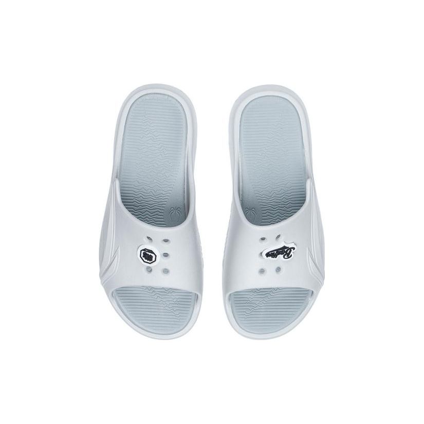 Li-Ning Comfortable Durable Rubber Sole Slide Sandals Men Footwear Gray ABTS003-1