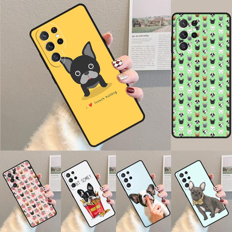 French Bulldog print Phone Case for Samsung Galaxy note 10 pro S26 Ultra S23 S24 FE S25 S21 S22 PLUS shockproof Cove