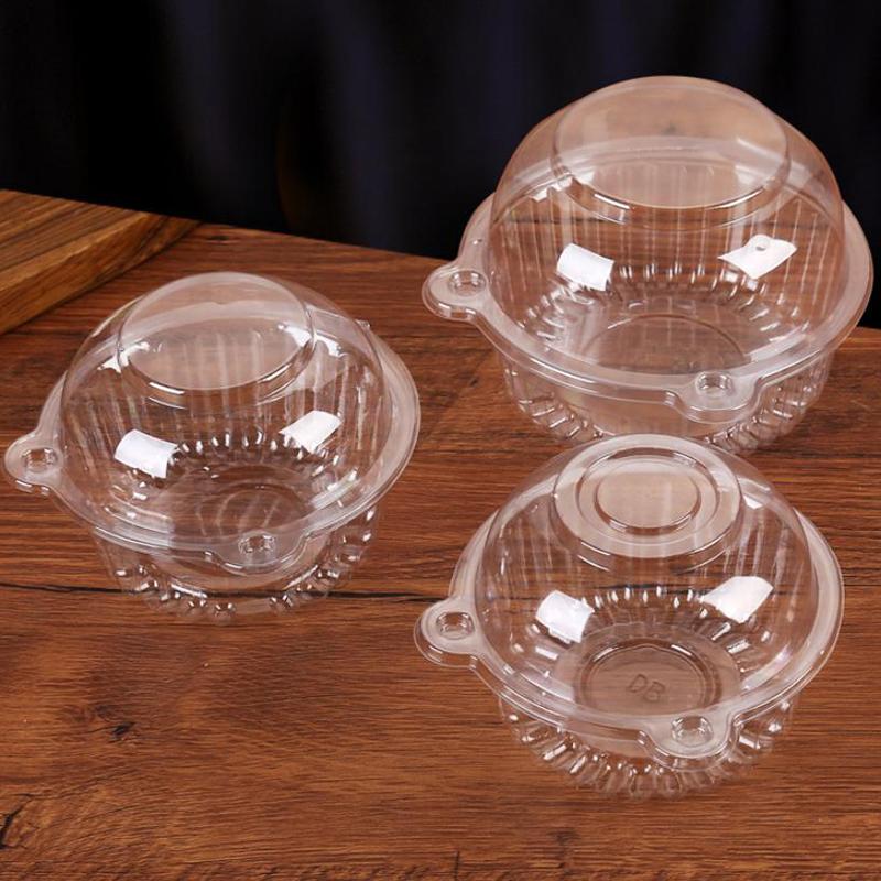 100 Pcs Cake Slice Boxes Cupcake Slice Container Square Individual Single Dessert Box Triangular Sandwich Cheesecake Storage Box