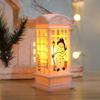 Christmas Decorations Small Wind Lantern Old Man Snowman Decoration Wind Lantern Desktop Decoration Christmas Ornaments