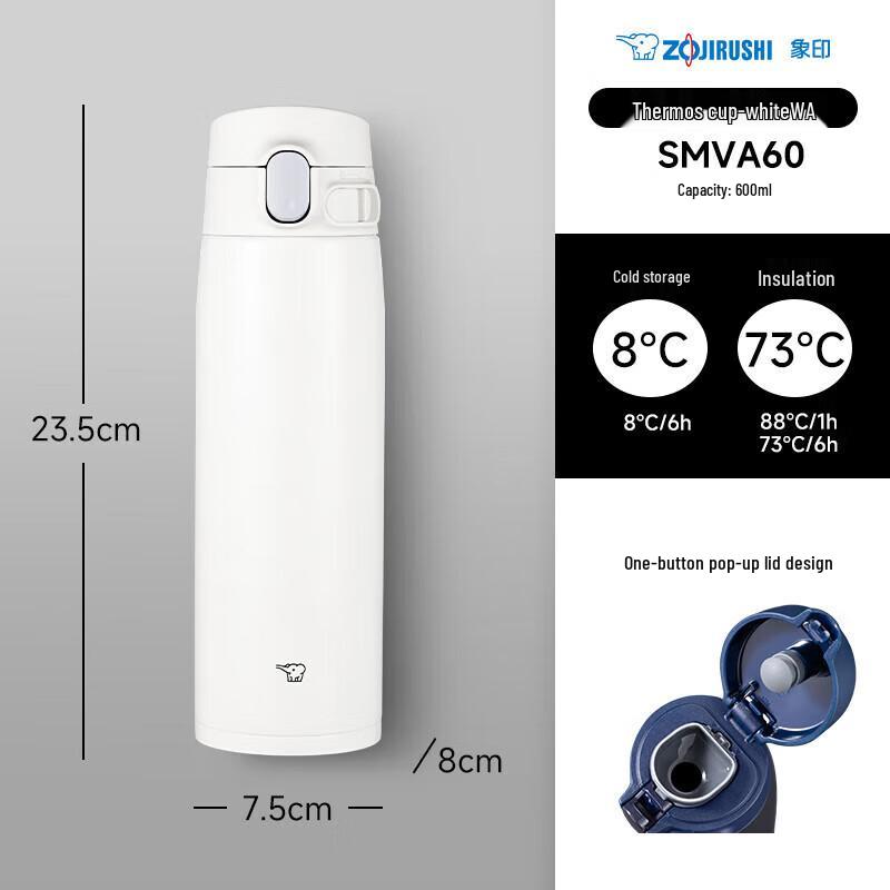 Zojirushi 600ml Stainless Steel Insulated Sports Bottle