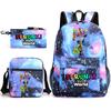 Rhythm box cartoon animation primary school schoolbag sprunki fourth grade lightweight burden reduction large capacity backpack bag