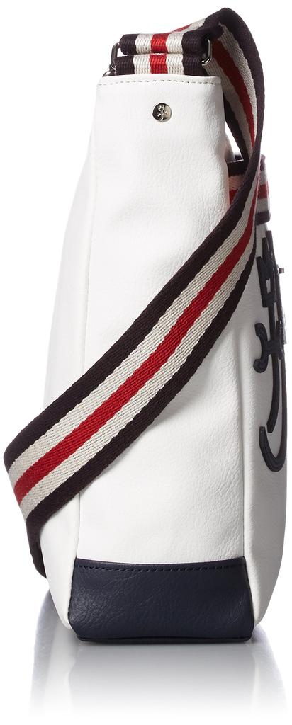 Castelbajac Pensee Shoulder Bag, Vertical, 59114, White
