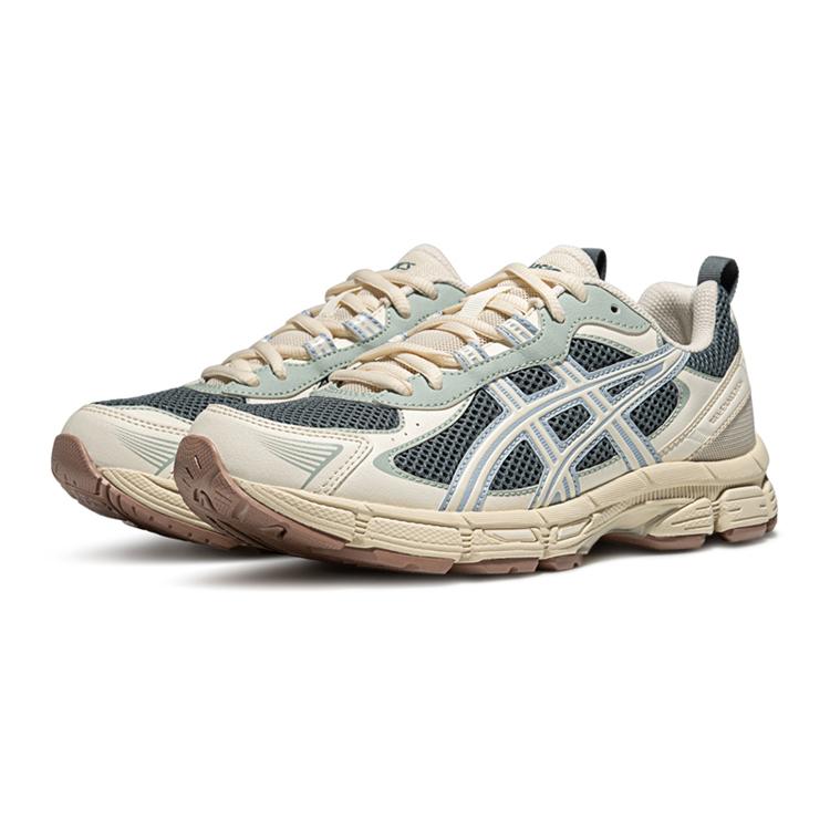 Asics Gel Exalt 2 Abrasion Resistant Breathable Low Top Running Shoes Women's Gray Green Sneakers 1012B869-020