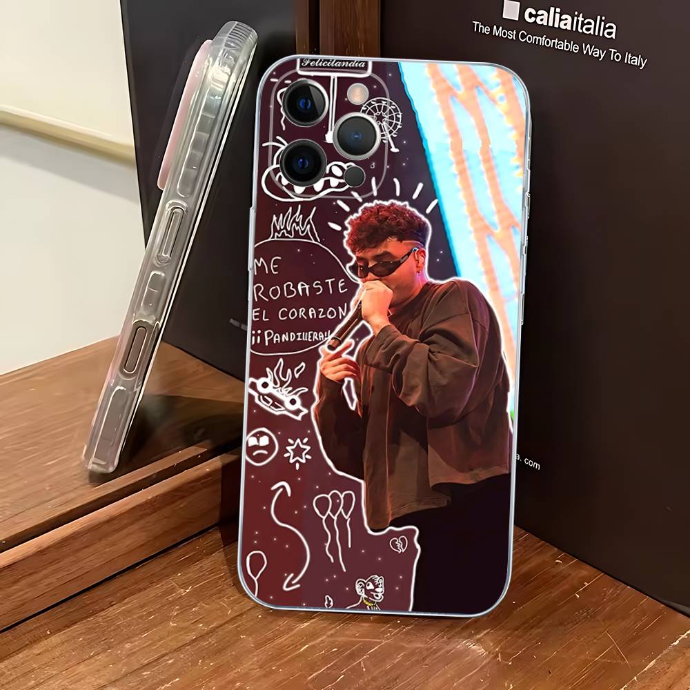 Alvaro Diaz Coco Singer Transparent Phone Case For IPhone 16 15 14 13 12 11 Pro Max Plus Soft Cover iPhone 15pro max
