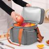 Runhui Doppellagige isolierte Lunchtasche für Reisen und Outdoor-Lebensmittellieferung