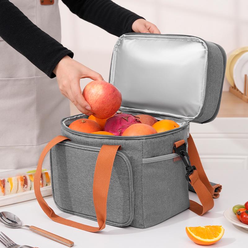 Runhui Doppellagige isolierte Lunchtasche für Reisen und Outdoor-Lebensmittellieferung
