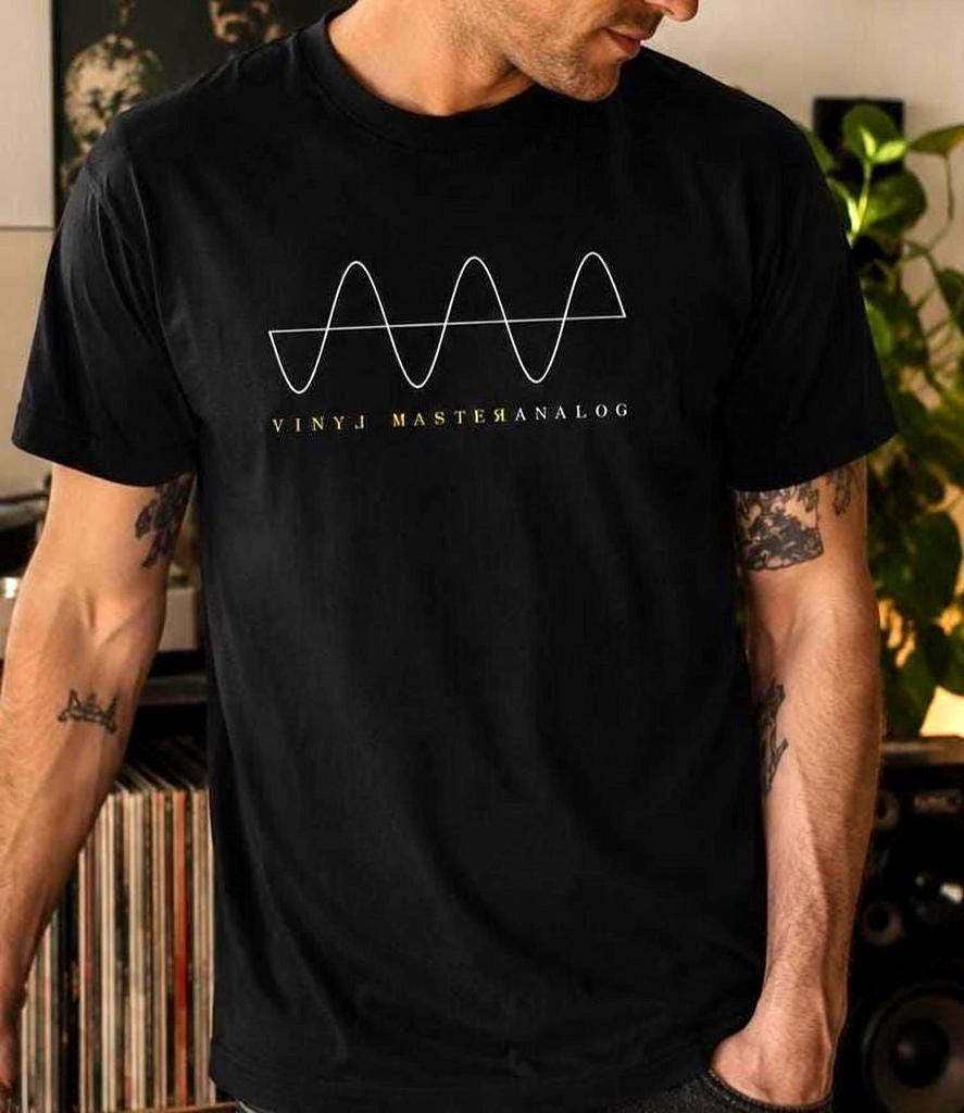 Analog Music T-Shirt, Vinyl Lover Shirt, Audiophile Tee, Record Collector Gift, Vintage Sound Graphic Shirt