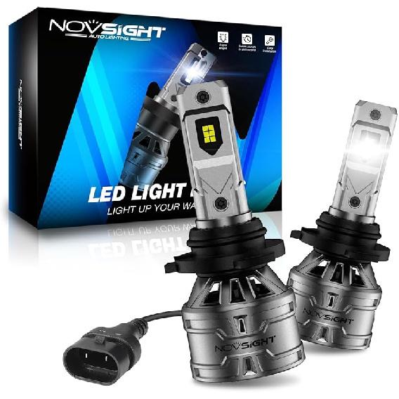 NOVSIGHT 9005/HB3 9006/HB4 Light Bulbs Combo H10/9145/9140