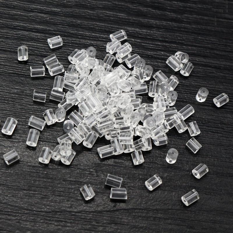 Multi-colors Metal and Plastic Earring Back Plug Cap Nail Accessories Anti-allergic Anti-inflammatory DIY Jewelry Accessories