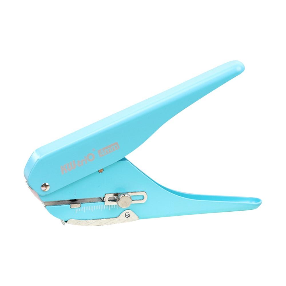 

4 мм Однодырочный дырокол Однодырочный инструмент для пробивания отверстий Портативная машина для пробивания отверстий M5 Блокнот синий