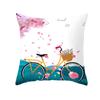 Bicycle Pattern Decorative Pillowcase Living Room Office Decoration Home Pillowcase