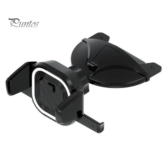 

Универсальный автомобильный держатель для компакт-диска с вращением на 360 градусов, держатель для телефона, подставка, кронштейн