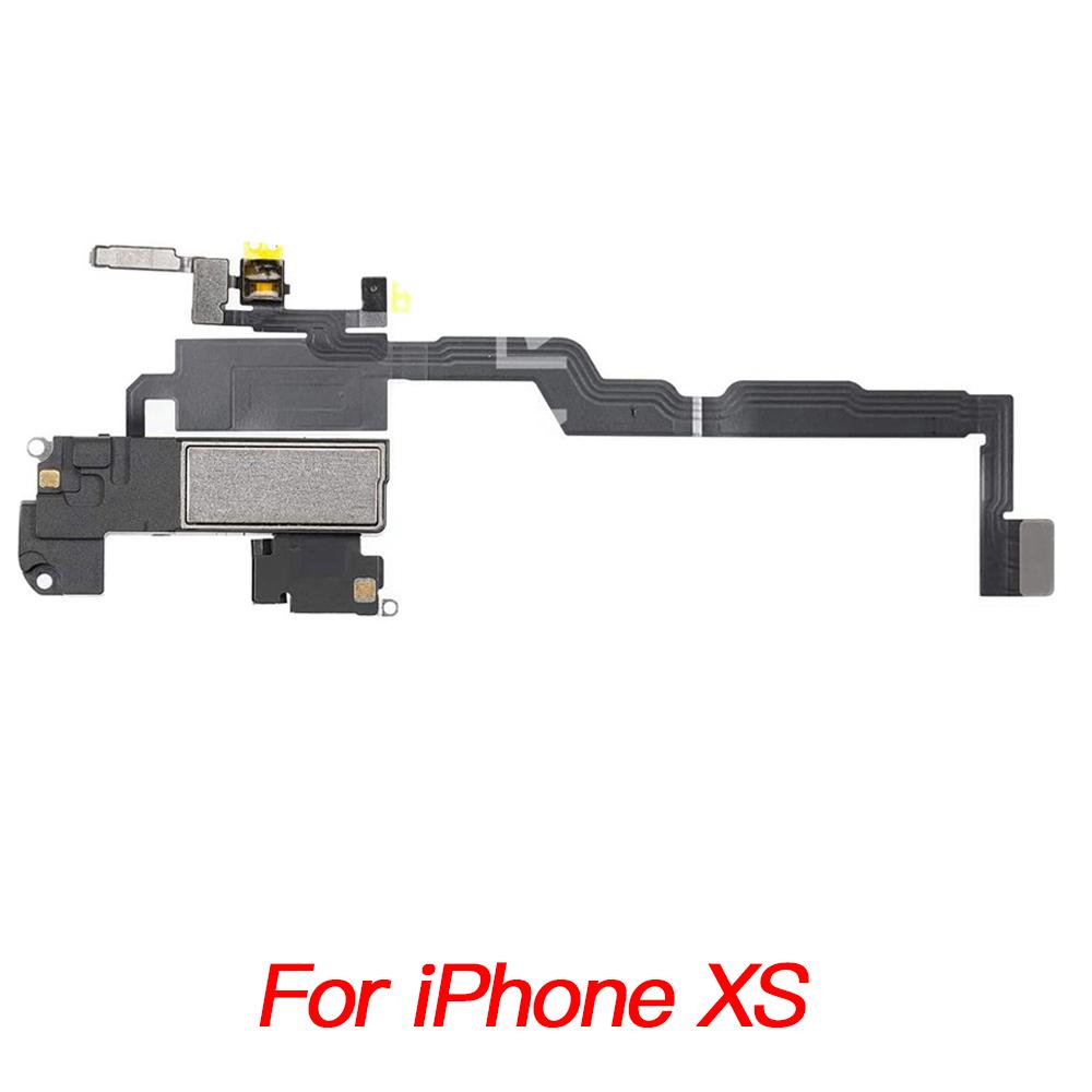 Ear Speaker Flex Cable Replacement For iPhone X XR XS 11 12 Mini Pro Max Ear Piece Upper Loudspeaker Light Sensor Microphone