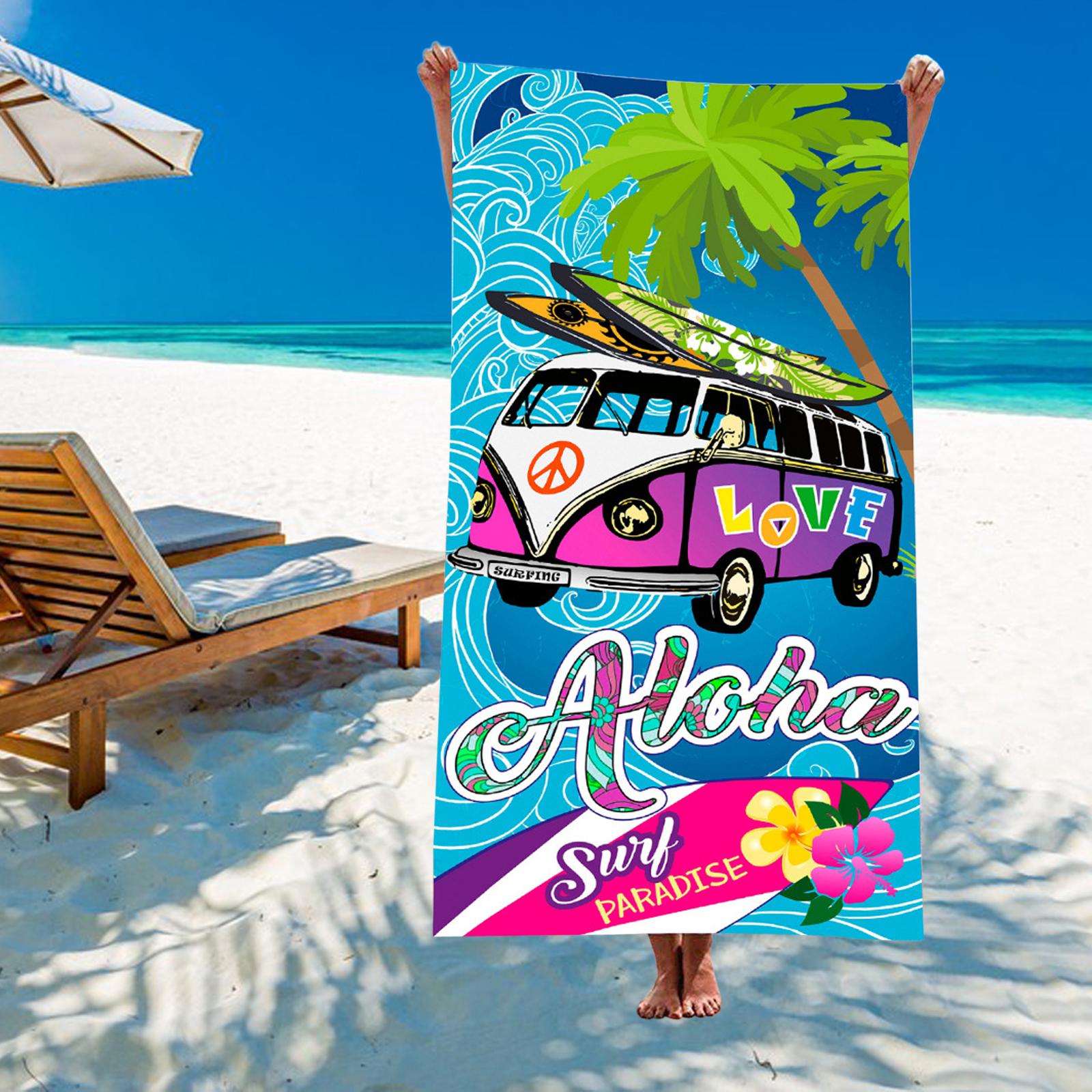 Beach Towel Beach Swimming Towel Bath Towel for Vacation Bathroom Camping