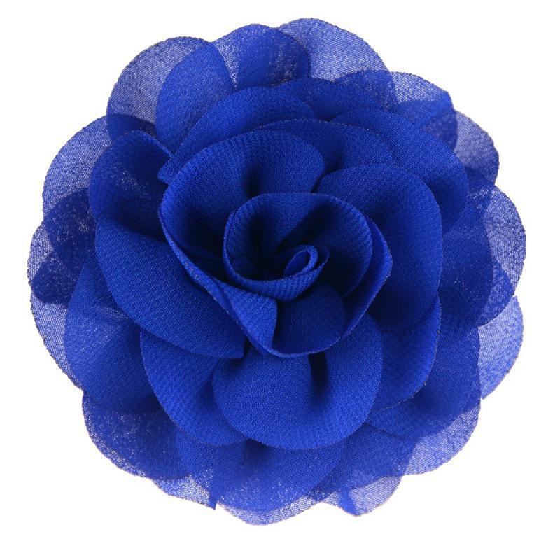 8cm Handmade Pearl Chiffon Rose Flower for Shoes, Hats, Clothing, and Headwear Accessories