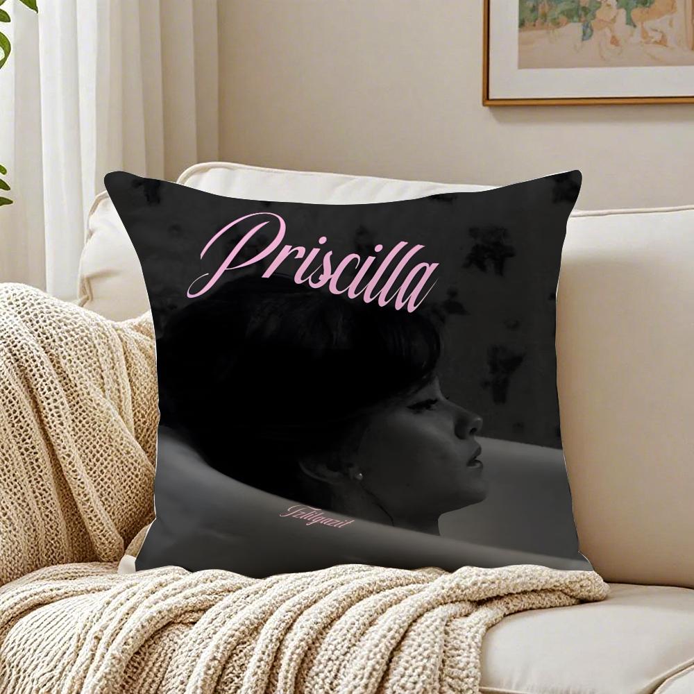 singer pop PPriscilla Cushion Cover Pillowcase Antidustmite living Room Sofa Decor Cushion Room