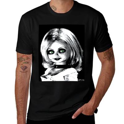 Braut von Chucky Kunst T-Shirt T-Shirts Designer Herren T-Shirt Grafik Essential T-Shirt T-Shirt