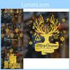 Stunning Pvc Christmas Window Decals Perfect For Holiday Atmosphere In Stores
