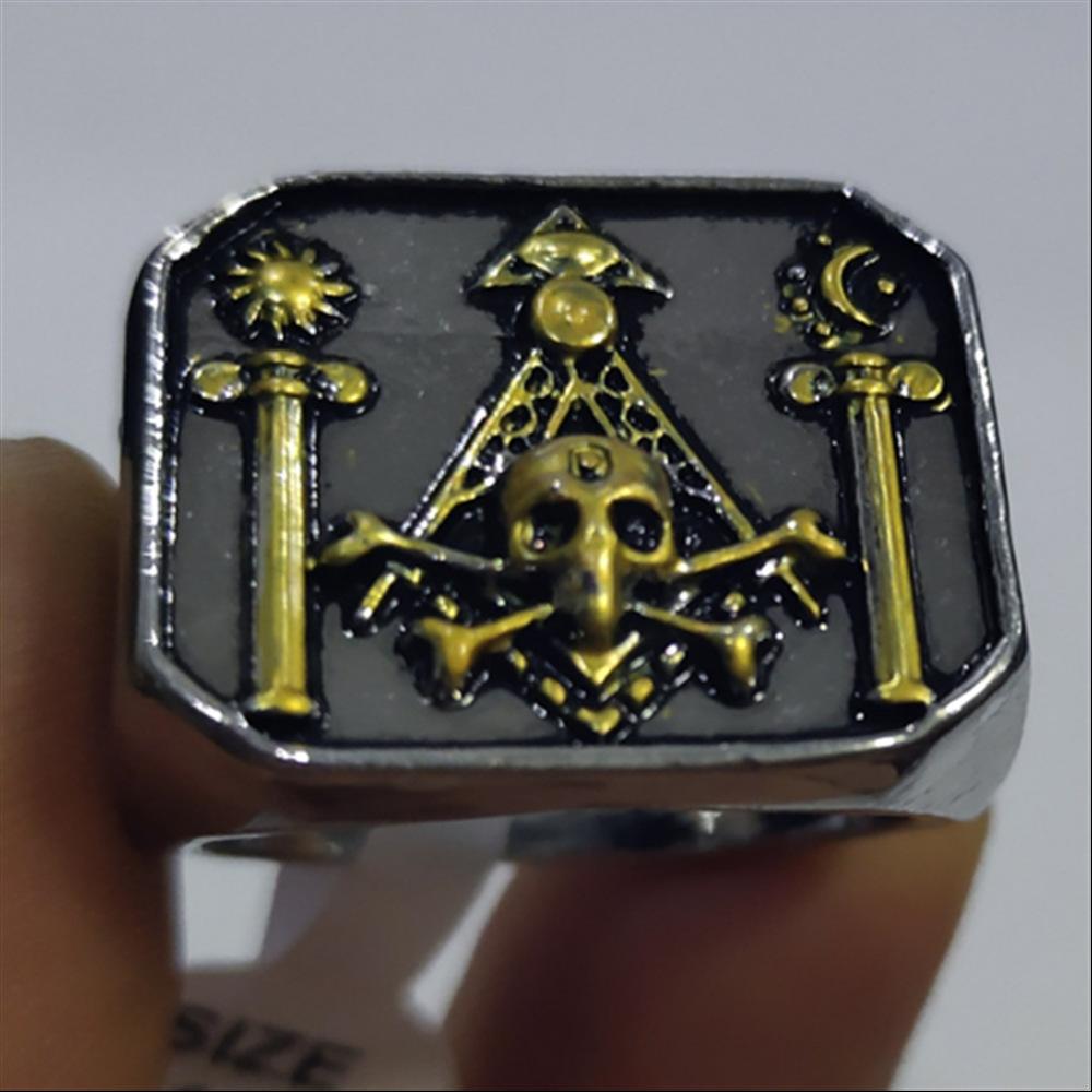 Totenkopf Hipster Dominanter Ring Retro Punk Hip Hop Herrenring