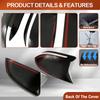 For BYD Song Plus DM-i EV/ Seal U/ Sealion 6 -2025 Carbon Fiber Black Exterior Side Rearview Mirror Cover Trim