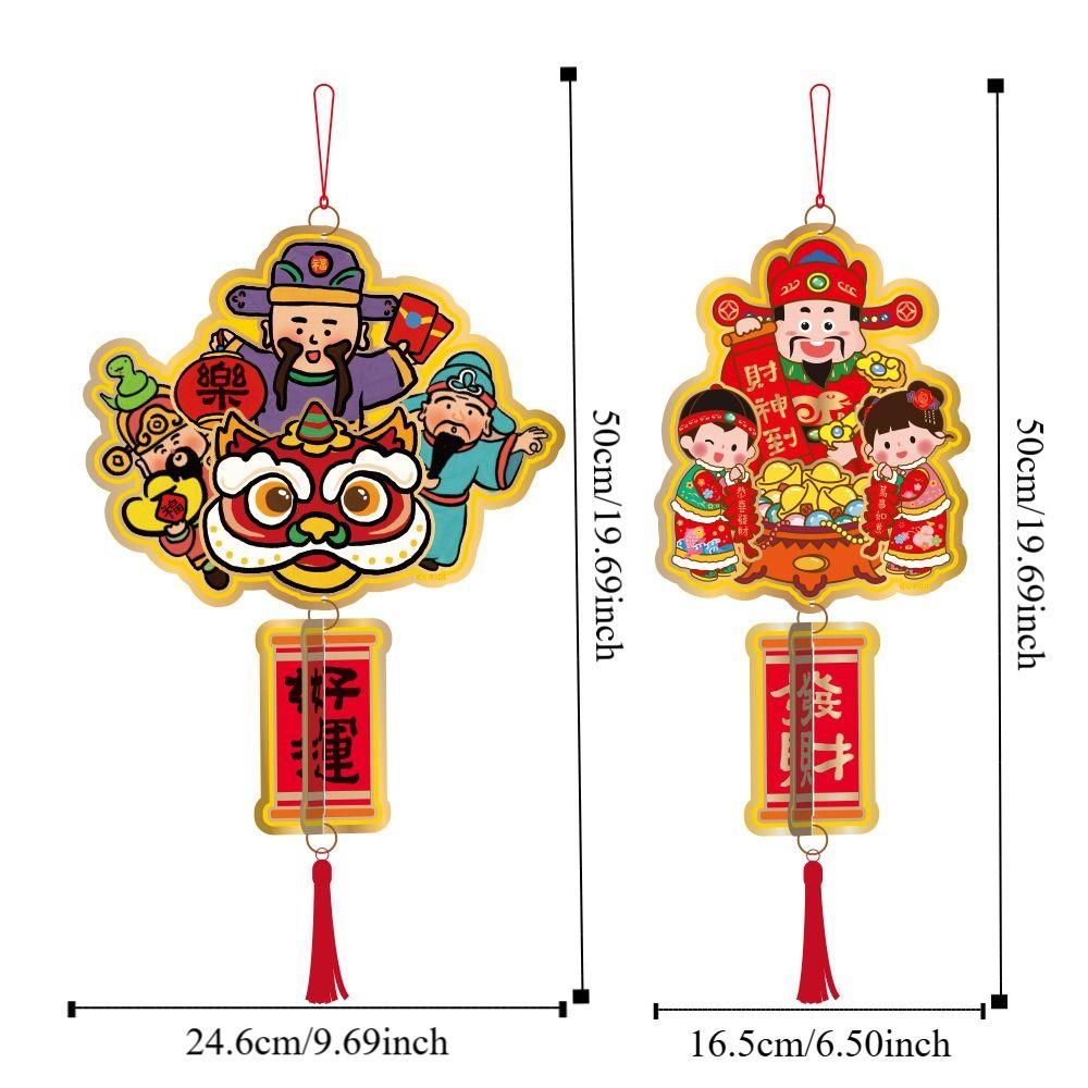 Classic Elements Snake Year Hanging Decor Cartoon Spring Festival Hanging Decor  Chinese New Year