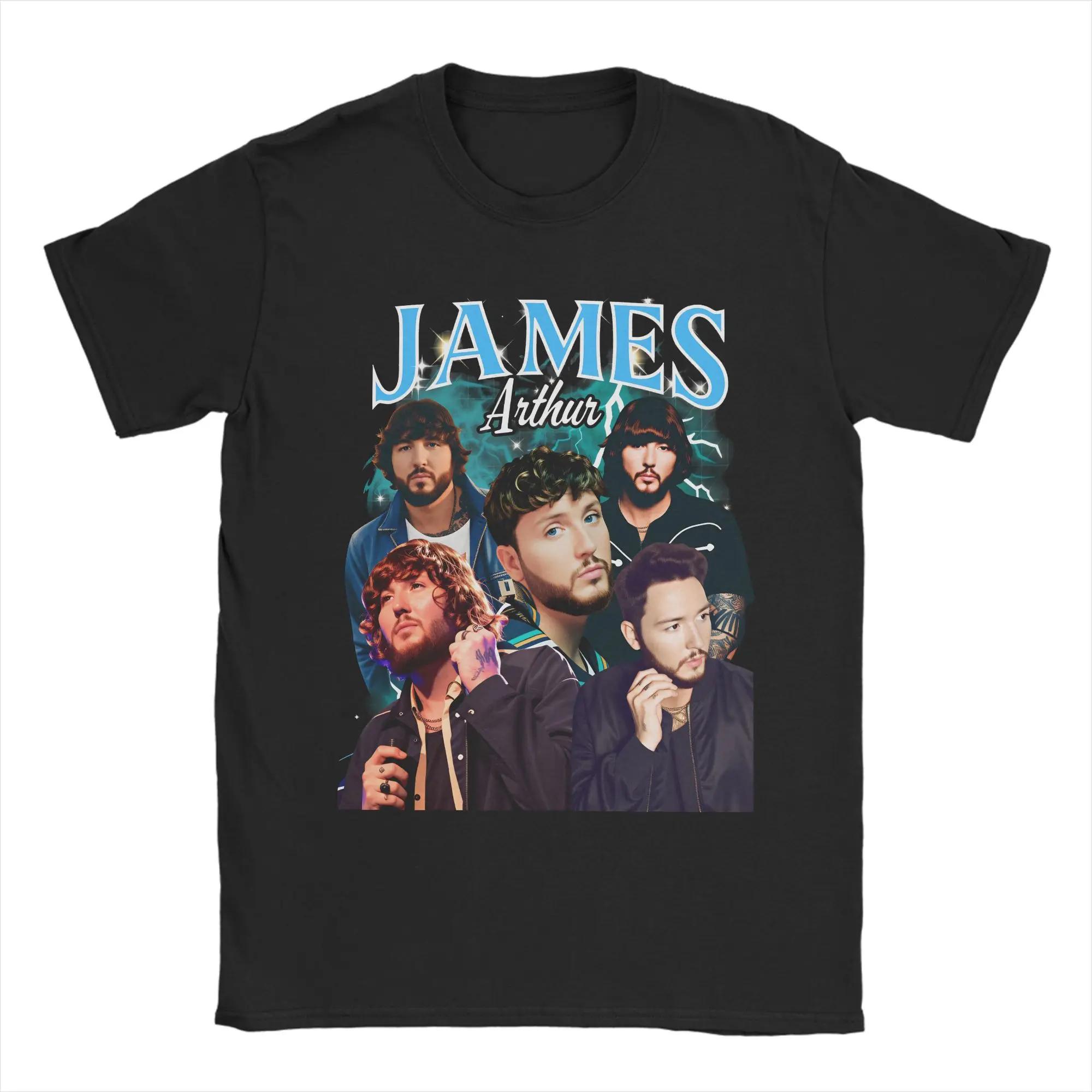 

Womens Unisexs James Arthur World Tour T Shirt 100 Cotton Clothes Casual Short Sleeve Crewneck Tee Shirt Plus Size TShirts S