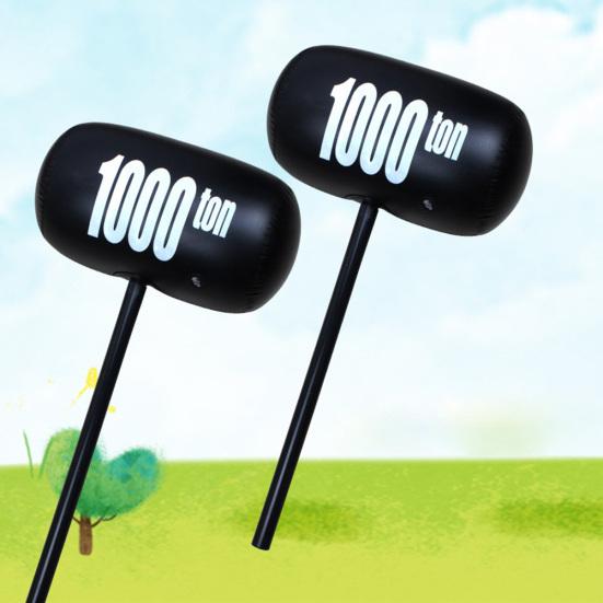 Inflatable 1000 Ton Letters PVC Hammer Mallet Kids Party Pool Cheering Favor