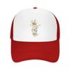 Grace Filled Floral Cross Blessing Mesh Baseball Cap Casual Hat Outdoor  For Womens Unisex FeUnisex