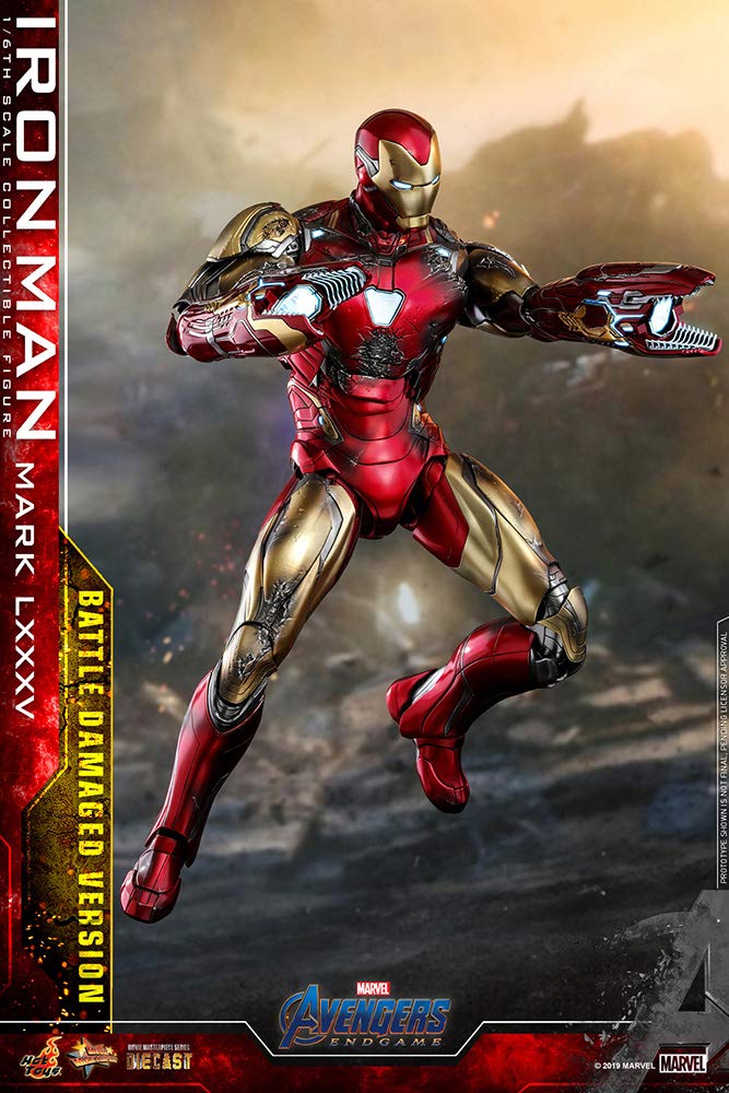 Hot Toys Masterpiece Scale Figure Iron Man Mark 85 Damaged [Movie DIECAST] "Avengers Endgame" 1/6 (Battle Version)