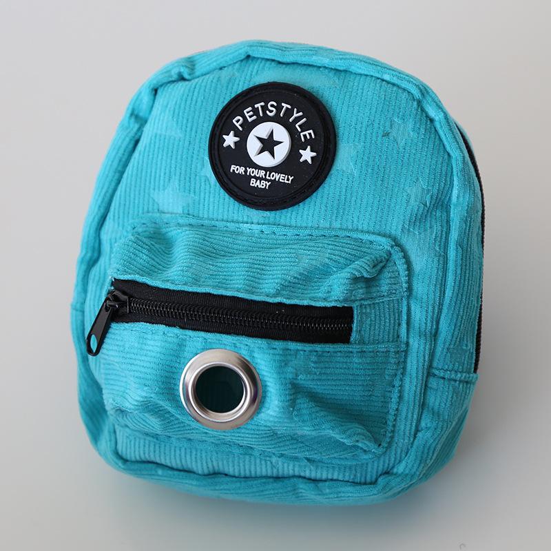 Autumn Winter Pet Mini Backpack Outdoor Puppy Animal Dog Self Carrier School Bag With Poop Bag Dispenser Walking Snack Travel