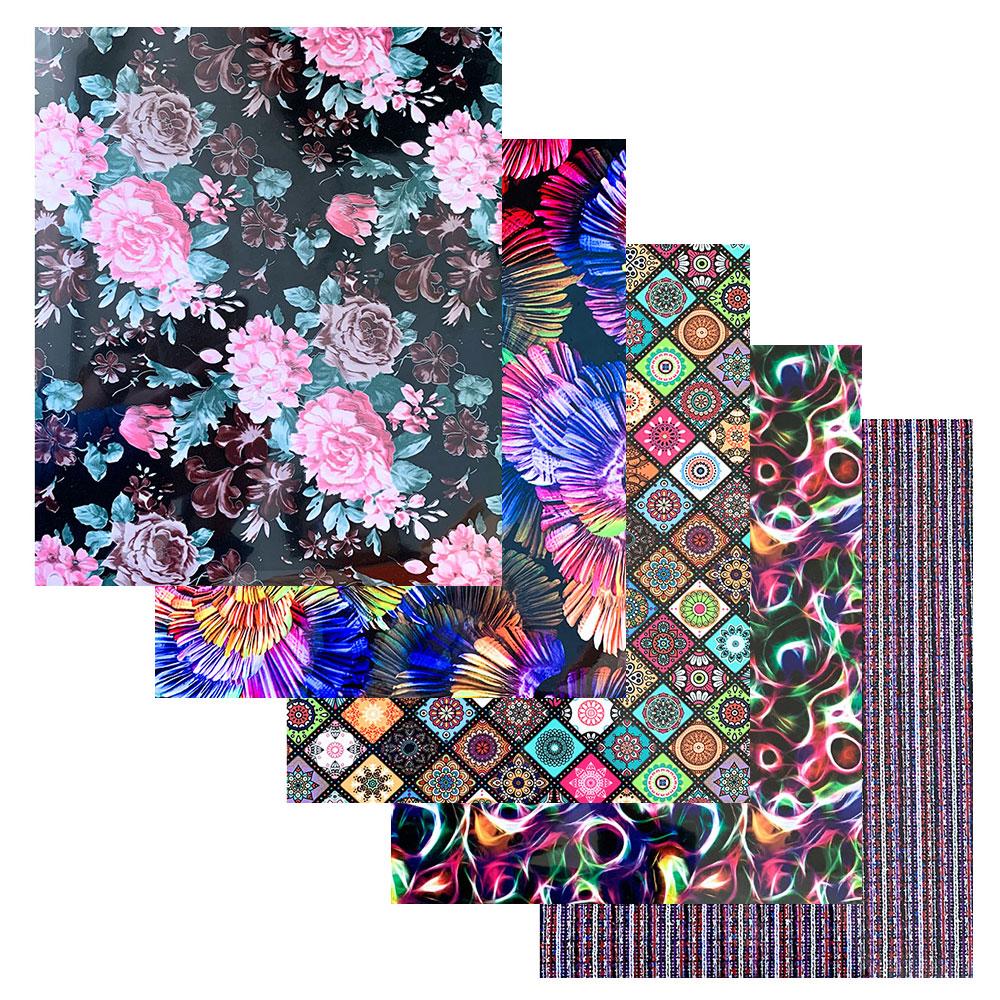 Multi-style 12"X10" Bundle Heat Transfer Vinyl Film Iron On Clothes HTV Printing for Tshirt Fabric Xmas Home Decor DIY by Cut