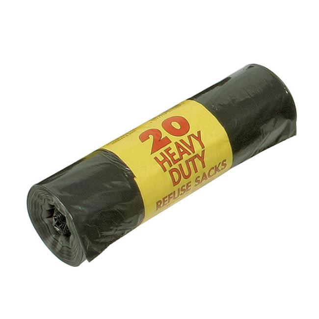 Tristar Heavy Duty Black Sack 20pk
