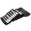 Hand Roll Piano 61 Key Foldable Silicone Rechargeable Electric Keyboard Musical Instrument