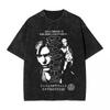 Resident Evil 4 Leon & Ashley Protective Scene Vintage Washed Game T-Shirt, Unisex Survival Horror Game Fan Streetwear Tee, 100% Cotton Casual
