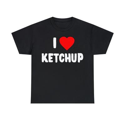 I Love Ketchup Graphic T-Shirt, Sizes S-5XL