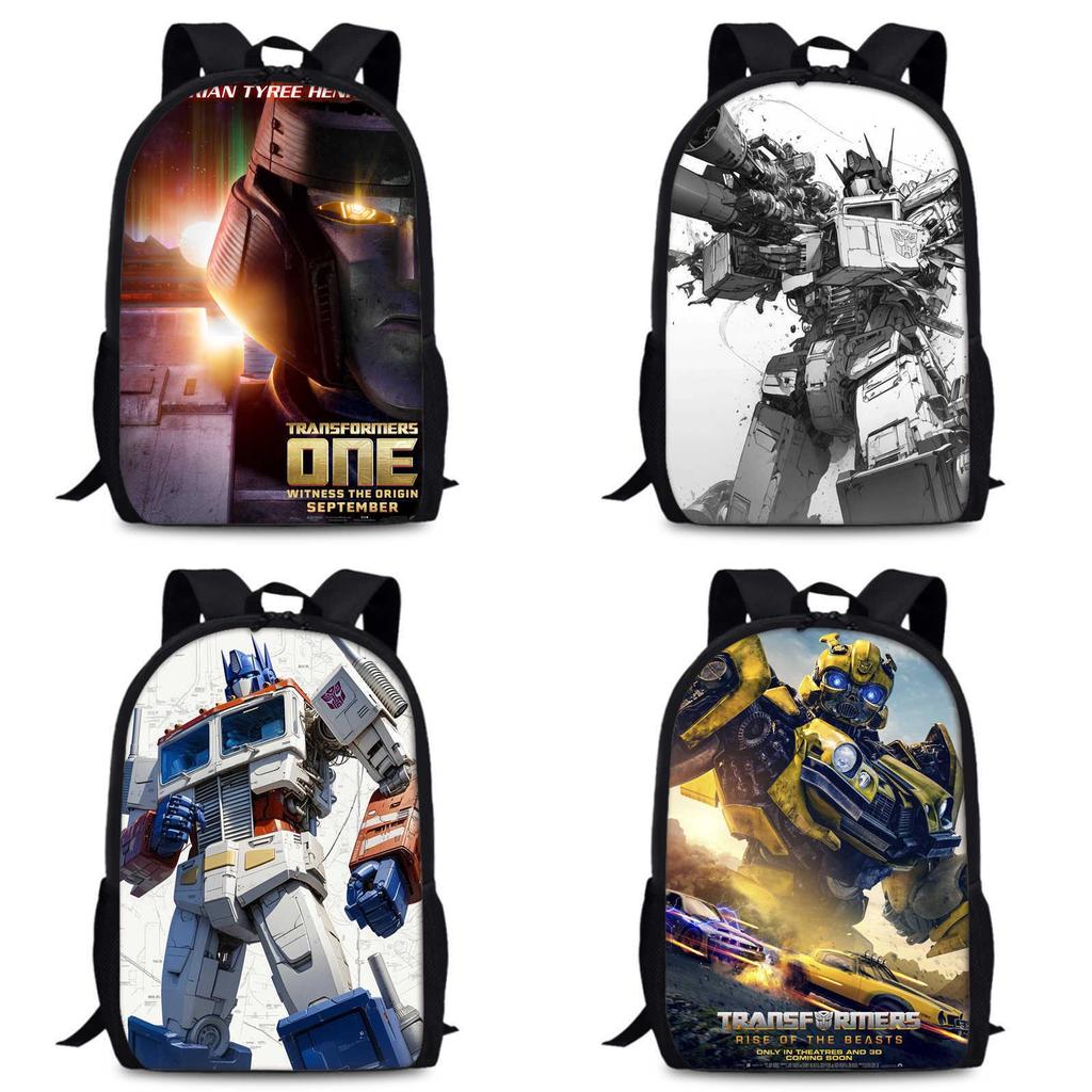 Transformers One 15-inch Durable Polyester Backpack For Students Unisex School Bag