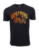Guns N Roses Skull Roses Graphic Black T-shirt
